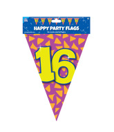 Vlaggenlijn 16 Jaar Gekleurd 10m